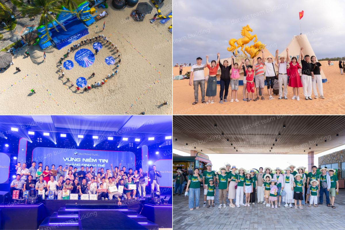 Từ tham quan, team building đến gala đều diễn ra trọn vẹn