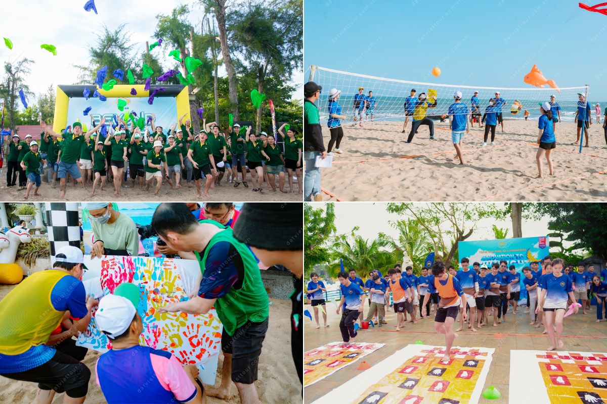 Tổ chức Teambuilding tại Đất Việt Tour - Chơi, trải nghiệm, sáng tạo