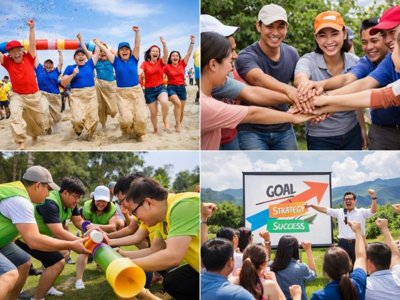 Teambuilding đầu năm giúp nhân viên tái tạo năng lượng và làm việc hiệu quả hơn (Ảnh sưu tầm)